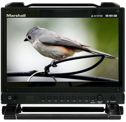 Изображение OR-901-XDI Single 9" Wide Screen with Dual 3GSDI, Analog, HDMI Inputs with Full Cross Conversion HDMI Output