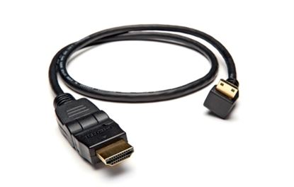 Image de 24" Right Angle Mini to Standard HDMI Cable
