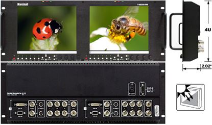 Afbeelding van V-R82SB-AFHD Dual 8.4' Outdoor HD monitor set with Advanced Features