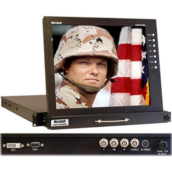 Picture of V-RD171P-HDA 17' Rack Drawer LCD Rack Unit with HDA inputs