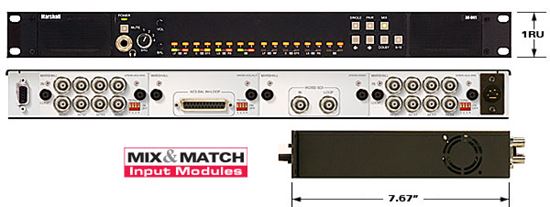 AR-DM1 16 Channel Digital Audio Monitor - 1RU Mainframe