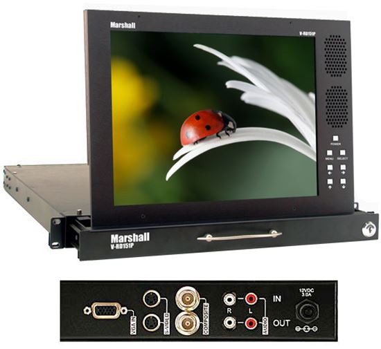 Picture of V-RD151P 15' LCD Rack Mountable Panel In Drawer