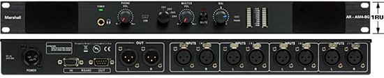 Picture of AR-AM4-BG 4 Analog Stereo Balanced XLR Inputs with 1 Passive Stereo Balanced XLR Output